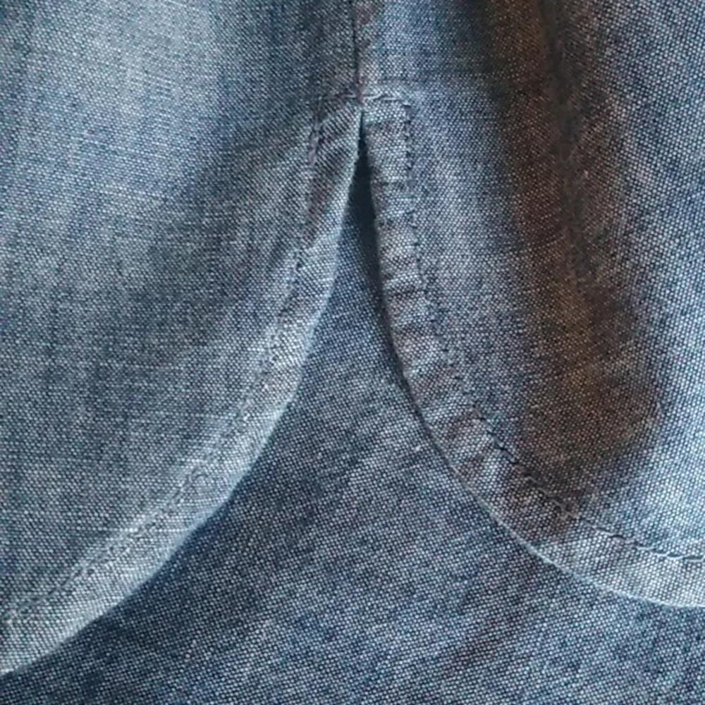 J. Jill Womens  Blue Chambray Shirt Dress Button down NWOT SIZE XL - Picture 9 of 14